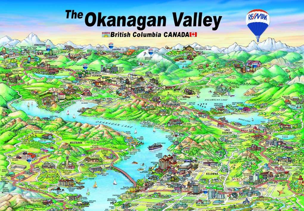 Okanagan Map Guide