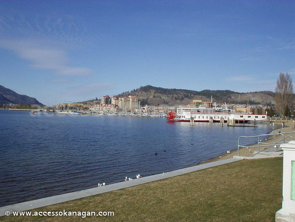 Kelowna Waterfront from City Park 