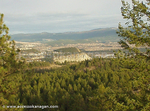 View of City and Dilworth Mountain (Kelowna)