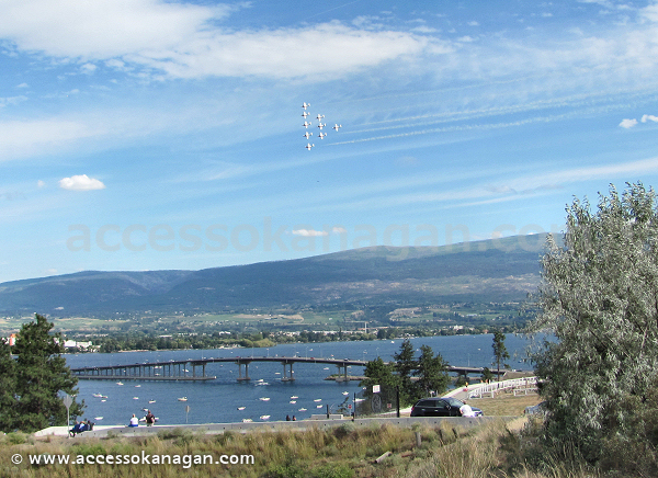 Snowbirds over Kelowna - June 2012