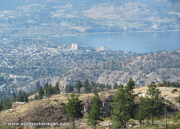 City of Penticton from Greyback Mountain